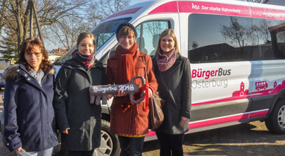 Feierliche Übergabe des Bürgerbusses Osterburg am 8. Februar 2018