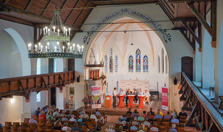 Plenumsdiskussion in der Nicolaikirche in Oebisfelde-Weferlingen