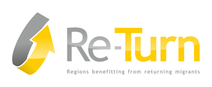 Re-Turn – Regions benefitting from returning migrants Logo Projekt Re-Turn