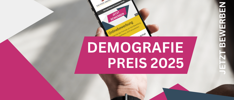 Symbolgrafik Demografiepreis Sachsen-Anhalt