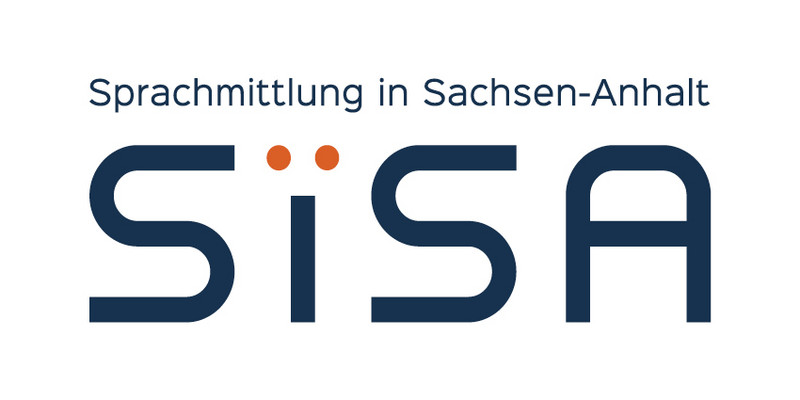 Logo des Projektes SiSA Sprachmittlung in Sachsen-Anhalt